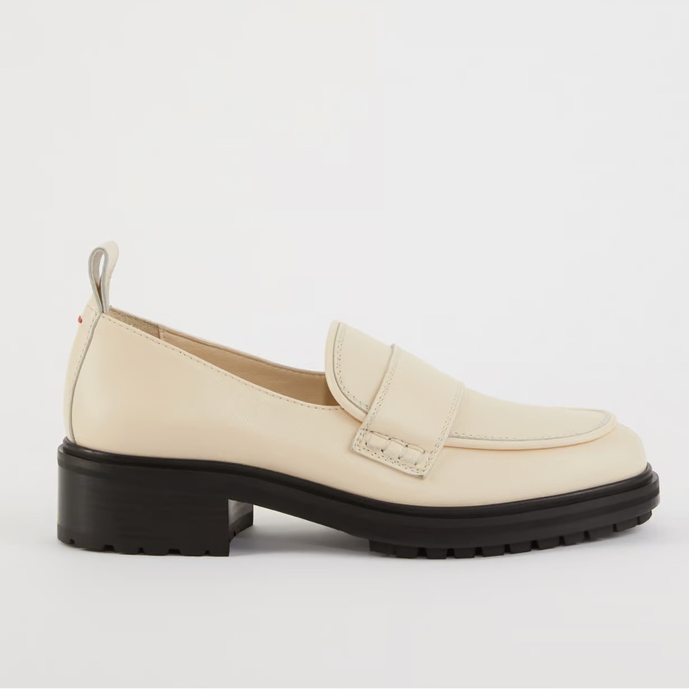 Aeyde Ruth Leather Lug Sole Platform Loafers 6.5 - Picture 3 of 12